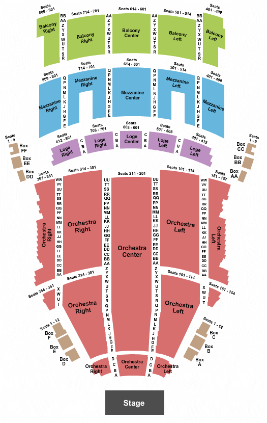 KeyBank State Theatre Kevin Hart Seating Chart